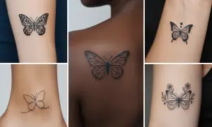 Colección de tatuajes de mariposas, desde diseños intrincados hasta minimalistas. El mejor tatuaje para cada estilo.
